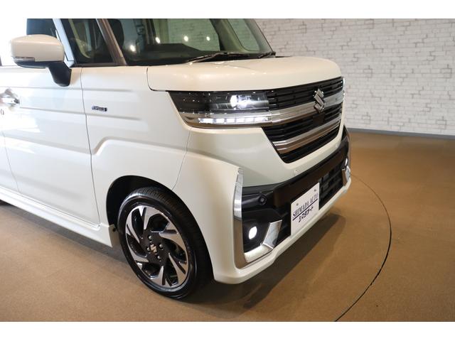 スペーシアカスタム ハイブリッドＸＳ　両側電動スライドドア　クリアランスソナー　クルーズコントロール　レーンアシスト　衝突被害軽減システム　オートライト　ＬＥＤヘッドランプ　スマートキー　アイドリングストップ　シートヒーター（20枚目）