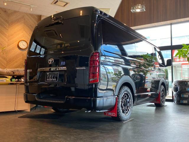 ハイエースバン スーパーＧＬ　ダークプライムＩＩ　ＦＥＥＬハピネスラインデモカー　車いす移動車　パワーリフト　電動固定装置　ベッドキット　７型フルセグナビ　リアモニター　４ＷＤスタイル（25枚目）