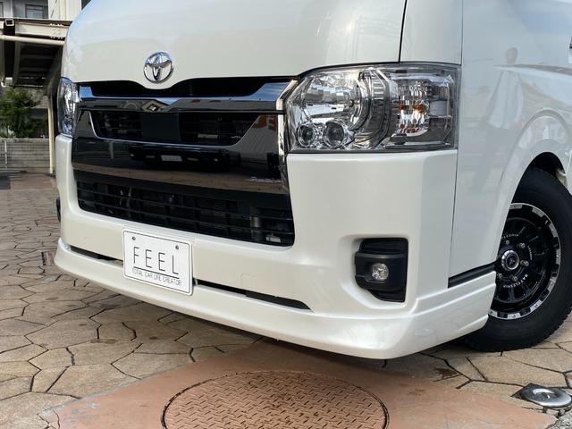 ハイエースバン スーパーGL ダークプライムII パノラミックビュー デジタルインナーミラー フルセグナビ ETC シートカバー ベッドキット フロントエアロ アルミホイール(14枚目)