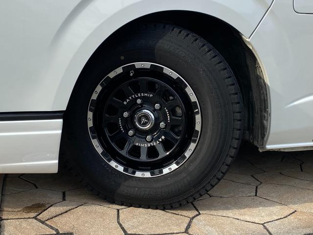 ハイエースバン スーパーGL ダークプライムII パノラミックビュー デジタルインナーミラー フルセグナビ ETC シートカバー ベッドキット フロントエアロ アルミホイール(19枚目)