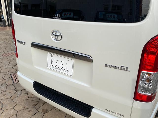 ハイエースバン スーパーGL ダークプライムII パノラミックビュー デジタルインナーミラー フルセグナビ ETC シートカバー ベッドキット フロントエアロ アルミホイール(25枚目)