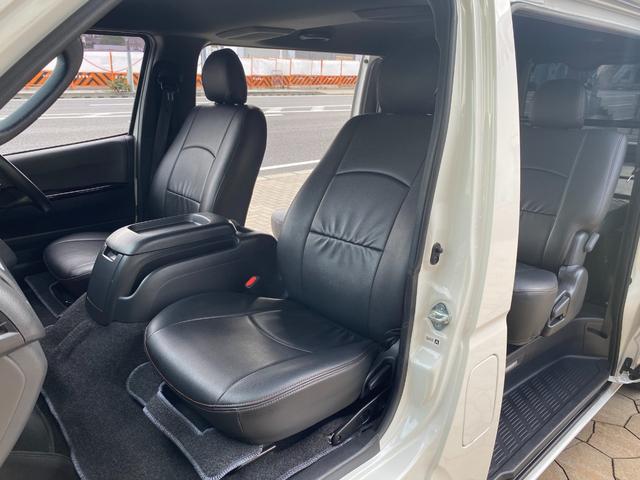 ハイエースバン スーパーGL ダークプライムII パノラミックビュー デジタルインナーミラー フルセグナビ ETC シートカバー ベッドキット フロントエアロ アルミホイール(29枚目)