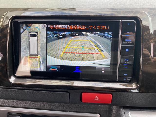 ハイエースバン スーパーGL ダークプライムII パノラミックビュー デジタルインナーミラー フルセグナビ ETC シートカバー ベッドキット フロントエアロ アルミホイール(32枚目)