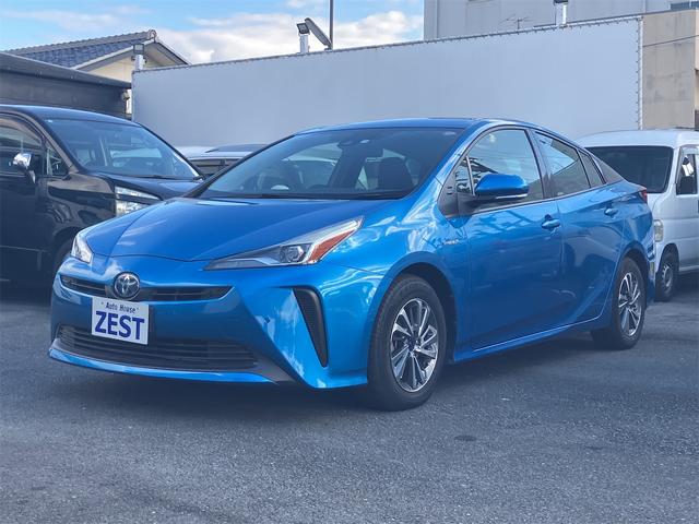 プリウス Ｓ　純正９インチナビフルセグＴＶ　スマートキー２個　ＥＴＣ　モデリスタアルミホイール　オートクルーズコントロール　オートライト　オートハイビーム（3枚目）