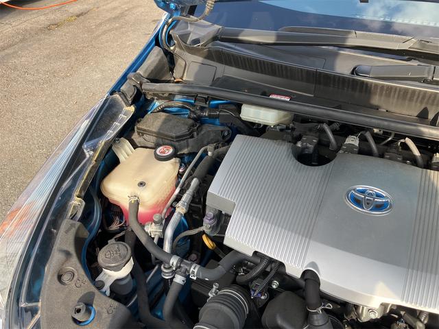 プリウス Ｓ　純正９インチナビフルセグＴＶ　スマートキー２個　ＥＴＣ　モデリスタアルミホイール　オートクルーズコントロール　オートライト　オートハイビーム（55枚目）