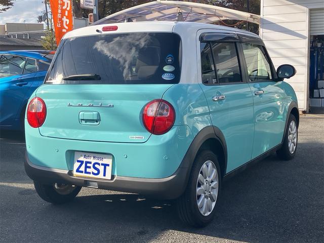 アルトラパン X 全方位モニター用カメラパッケージ装着車 純正8インチナビフルセグTV ETC シートヒーター ツートンカラー ドライブレコーダー ひじ掛け スマートキー2個 プッシュ式エンジンスタート(4枚目)