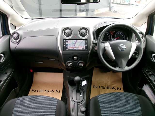 ノート 1.2 X 被害軽減ブレーキ 純正ナビ全方位カメラ レーダーブレーキサポート ETC搭載 1オーナー車 スマトキー セキュリティーアラーム キーレス 運転席助手席エアバッグ ナビTV ワンセグ バックカメラ エアコン パワーウィンドウ レーンアシスト(3枚目)