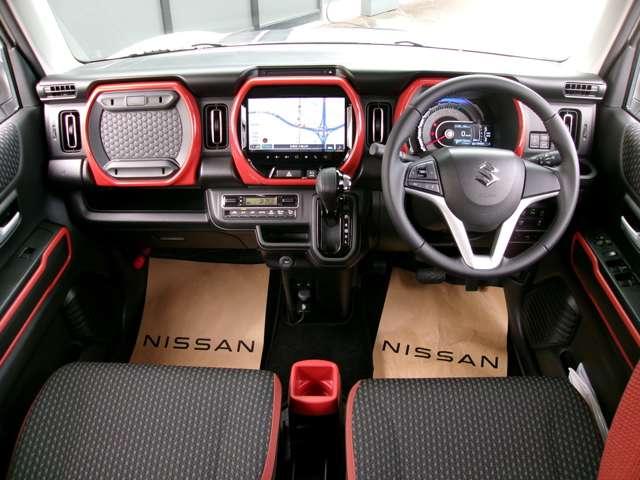 ハスラー ６６０　ハイブリッド　Ｘ　スズキ純正ナビ　全方位カメラ　ＥＬＤヘッドラ　ＴＶ＆ナビ　リヤカメラ　ＥＴＣ付　アイドルストップ　１オーナー　車線逸脱警報装置　キーレスエントリー　運転席エアバッグ　セキュリティアラーム　ＬＥＤライト　スマ－トキ－　パワーウインドウ　ＡＷ　ＡＡＣ（3枚目）