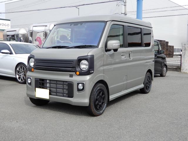 エブリイワゴン ＰＺターボ　ワイルドギアオリジナルカスタム　丸目ライト　グリル　新品外品タイヤホイールセット　オリジナルシートカバー　スズキセーフティサポート　ドラレコ前後　ディスプレイオーディオ　ＥＴＣ　フォグランプ（7枚目）