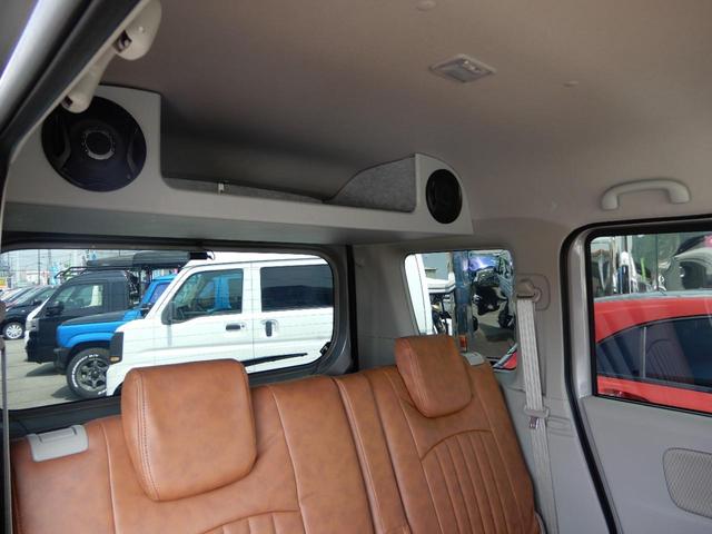 エブリイワゴン ＰＺターボ　ワイルドギアオリジナルカスタム　丸目ライト　グリル　新品外品タイヤホイールセット　オリジナルシートカバー　スズキセーフティサポート　ドラレコ前後　ディスプレイオーディオ　ＥＴＣ　フォグランプ（39枚目）