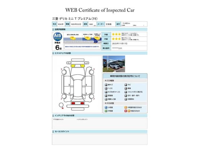 デリカミニ Ｔ　プレミアム　ワンオーナー　ディスプレイオーディオ　全周囲カメラ　ＥＴＣ　マイパイロット　衝突被害軽減ブレーキ　踏み間違い防止装置　パーキングセンサー　両側電動スライドドア　シートヒーター　デジタルルームミラー（13枚目）