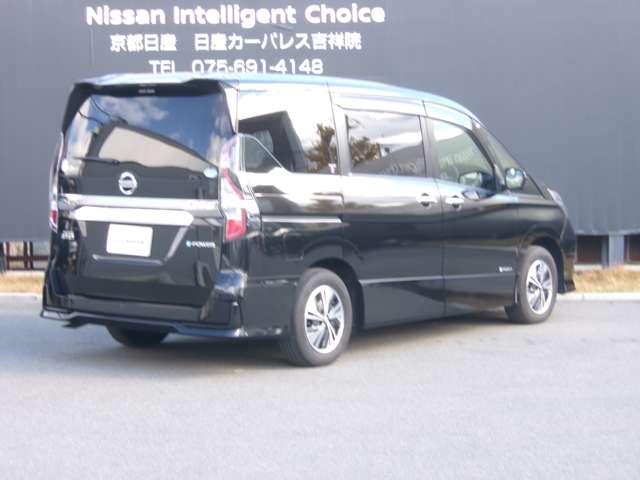 セレナ １．２　ｅ－ＰＯＷＥＲ　ハイウェイスター　Ｖ　後席モニター　メモリーナビＴＶ　３６０°カメラ　後席モニター　　エマジェンシーブレーキ　１オナ　スマキー　バックカメラ　ＬＥＤ　レーンアシスト　ＥＴＣ　ドラレコ　　イモビ　カーテンエアバック　オートエアコン（2枚目）