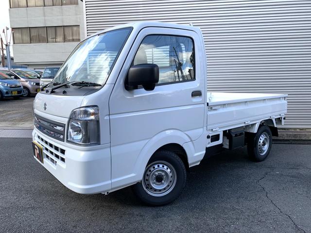 キャリイトラック ＫＣエアコン・パワステ　届け出済み未使用車　５年１０万ｋｍ全国スズキメーカー保証付き　エアコン　パワステ　パワーウインド　キーレス　２ＷＤ　４ＡＴ　ＡＭＦＭラジオ　　アイドリングストップ（4枚目）