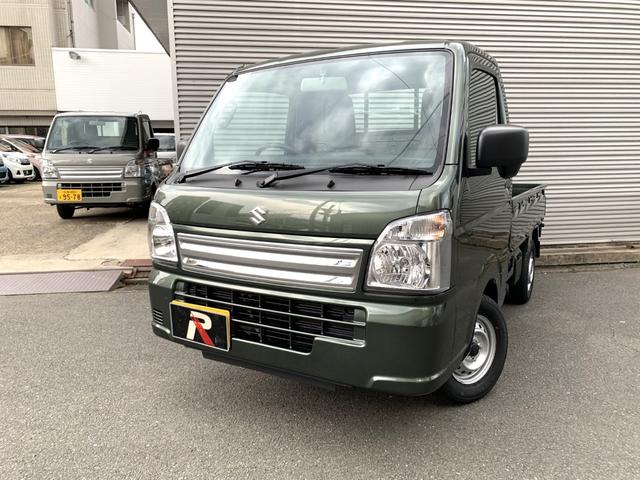 キャリイトラック ＫＣエアコン・パワステ　届出済未使用車　５年１０万ｋｍ全国スズキメーカー保証付き　２ＷＤ　４ＡＴ　キーレス　パワーウインド　リアパーキングセンサー　ＡＭＦＭラジオ　オートライト　アイドリングストップ（2枚目）