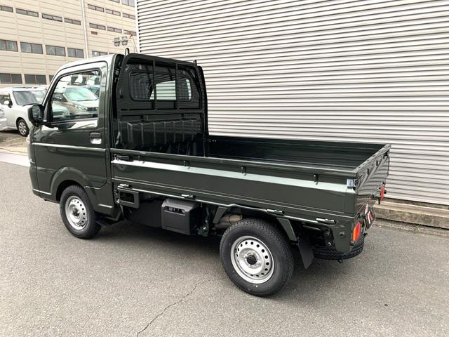 キャリイトラック ＫＣエアコン・パワステ　届出済未使用車　５年１０万ｋｍ全国スズキメーカー保証付き　２ＷＤ　４ＡＴ　キーレス　パワーウインド　リアパーキングセンサー　ＡＭＦＭラジオ　オートライト　アイドリングストップ（6枚目）