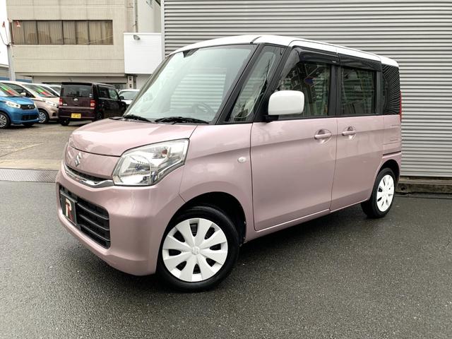 スペーシア Ｇ　フルセグナビ　Ｂｌｕｅｔｏｏｔｈ　ＤＶＤ再生　バックカメラ　オートエアコン　電格ドアミラー　スマートキー　プッシュスタート　両側スライドドア　アイドルストップ（4枚目）