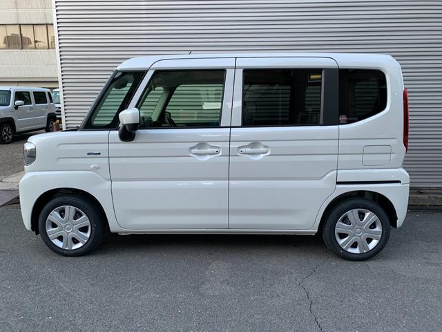 スペーシア ハイブリッドＸ　届出済未使用車　衝突被害軽減ブレーキ　両側パワースライドドア　サーキュレーター　マルチユースフラップ　ＬＥＤヘッドライト　オートライト　電格ドアミラー　シートヒーター　スマートキー　アイドルストップ（5枚目）