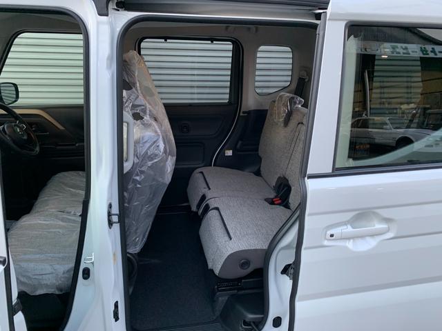 スペーシア ハイブリッドＸ　届出済未使用車　衝突被害軽減ブレーキ　両側パワースライドドア　サーキュレーター　マルチユースフラップ　ＬＥＤヘッドライト　オートライト　電格ドアミラー　シートヒーター　スマートキー　アイドルストップ（23枚目）