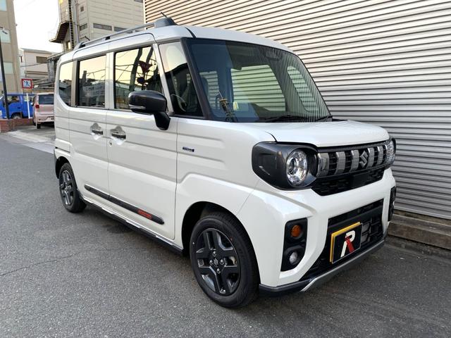 スペーシアギア ハイブリッドXZ 届出済未使用車 衝突被害軽減ブレーキ 両側パワースライド アダブディブクルコン ヘッドアップディスプレイ 電動パーキングブレーキ LEDヘッド 本革巻ステアリング パーキングセンサー 電格ドアミラー(39枚目)