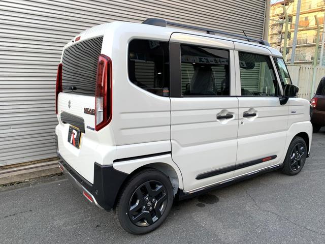 スペーシアギア ハイブリッドXZ 届出済未使用車 衝突被害軽減ブレーキ 両側パワースライド アダブディブクルコン ヘッドアップディスプレイ 電動パーキングブレーキ LEDヘッド 本革巻ステアリング パーキングセンサー 電格ドアミラー(42枚目)