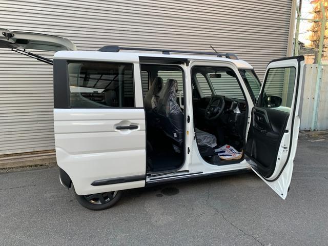 スペーシアギア ハイブリッドXZ 届出済未使用車 衝突被害軽減ブレーキ 両側パワースライド アダブディブクルコン ヘッドアップディスプレイ 電動パーキングブレーキ LEDヘッド 本革巻ステアリング パーキングセンサー 電格ドアミラー(45枚目)