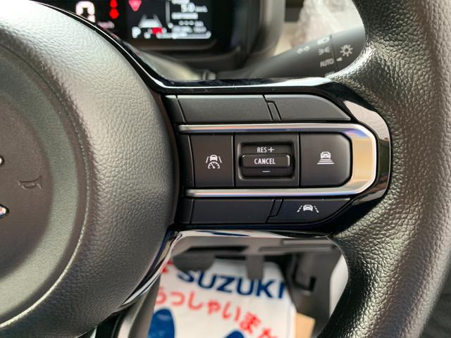 スペーシア ハイブリッドＸ　届出済未使用車　衝突被害軽減ブレーキ　全方位モニター付９インチ純正ナビ　電動パーキング　アダブディブクルーズコントロール　両側パワースライドドア　ＬＥＤヘッド　マルチユースフラップ　セーフティプラス付（23枚目）