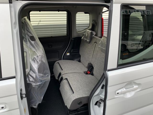 スペーシア ハイブリッドＸ　届出済未使用車　衝突被害軽減ブレーキ　全方位モニター付９インチ純正ナビ　電動パーキング　アダブディブクルーズコントロール　両側パワースライドドア　ＬＥＤヘッド　マルチユースフラップ　セーフティプラス付（35枚目）