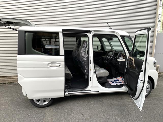 スペーシア ハイブリッドＸ　届出済未使用車　衝突被害軽減ブレーキ　全方位モニター付９インチ純正ナビ　電動パーキング　アダブディブクルーズコントロール　両側パワースライドドア　ＬＥＤヘッド　マルチユースフラップ　セーフティプラス付（46枚目）