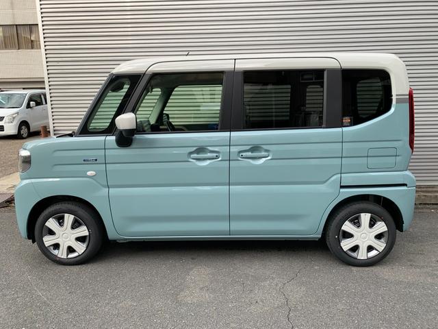 スペーシア ハイブリッドX 届出済未使用車 衝突被害軽減ブレーキ 全方位モニター付9インチ純正ナビ 電動パーキング アダブディブクルーズコントロール 両側パワースライドドア LEDヘッド マルチユースフラップ セーフティプラス付(5枚目)