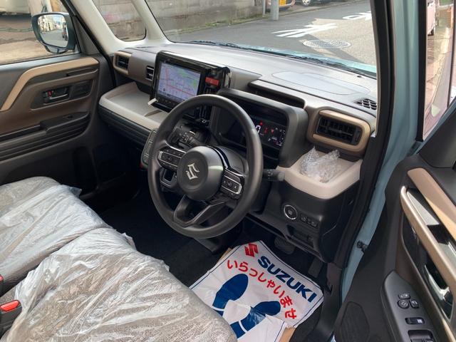 スペーシア ハイブリッドX 届出済未使用車 衝突被害軽減ブレーキ 全方位モニター付9インチ純正ナビ 電動パーキング アダブディブクルーズコントロール 両側パワースライドドア LEDヘッド マルチユースフラップ セーフティプラス付(14枚目)