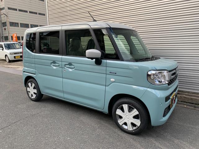 スペーシア ハイブリッドX 届出済未使用車 衝突被害軽減ブレーキ 全方位モニター付9インチ純正ナビ 電動パーキング アダブディブクルーズコントロール 両側パワースライドドア LEDヘッド マルチユースフラップ セーフティプラス付(42枚目)