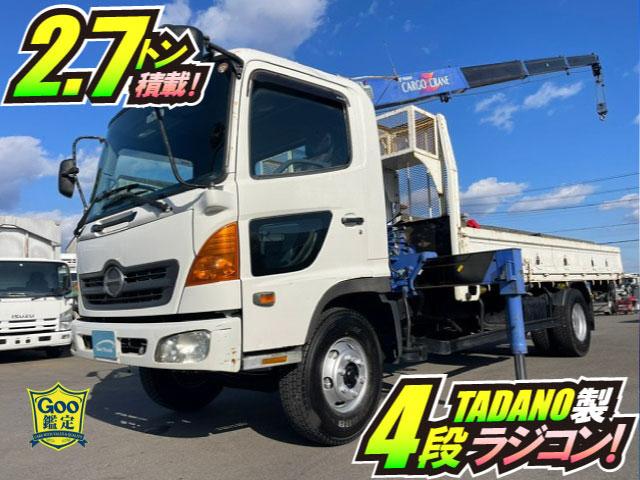 H14年式 日野 4段クレーン タダノ TADANO ラジコン フックイン 4t 8t 中型 HINO 4段 クレーン TADANO(2枚目)
