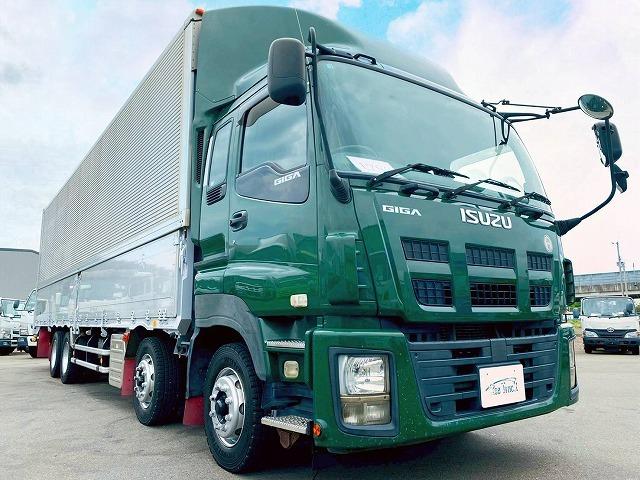 ギガ 　Ｈ２３年式　いすゞ　アルミウイング　８×４　４軸低床２デフ　後輪エアサス　日本フルハーフ　１３．８トン積載　１０ｔ　２５ｔ　大型　バン　箱車（9枚目）