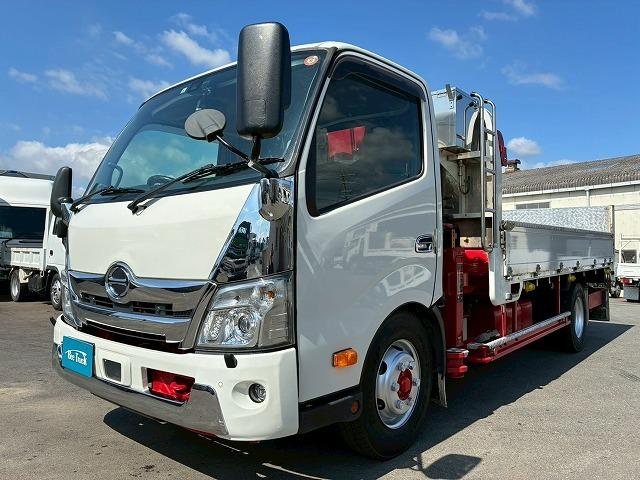 デュトロ 　保証対象車　車検整備付　令和８年８月迄　Ｒ３年式　日野　４段クレーン　古河　ユニック　ＵＮＩＣ　ラジコン　フックイン　２．９３ｔ　ワイド　超ロング　アルミブロック　６速　ＭＴ　マニュアル　３ｔ　８ｔ（11枚目）