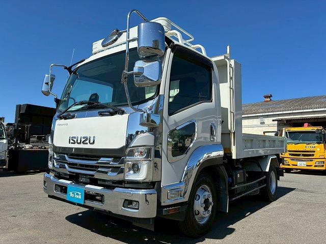 フォワード 　保証対象車　車検整備付　令和８年１月迄　Ｒ４年式　ダンプ　ワンオーナー　極東開発工業　１９０馬力　６速　ＭＴ　マニュアル　４ｔ　８ｔ　中型　土砂ダンプ（11枚目）
