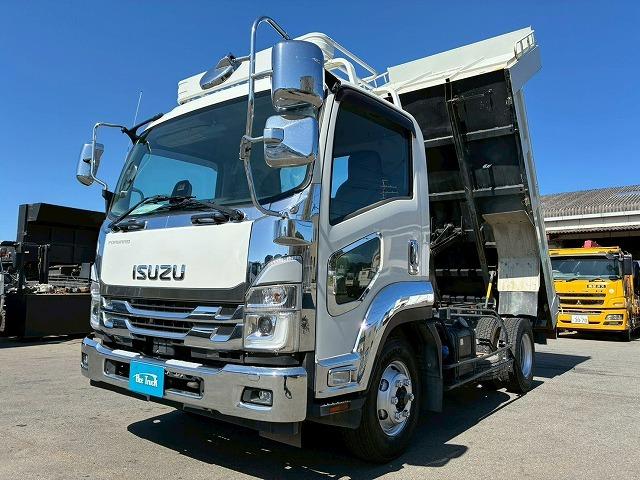フォワード 　保証対象車　車検整備付　令和８年１月迄　Ｒ４年式　ダンプ　ワンオーナー　極東開発工業　１９０馬力　６速　ＭＴ　マニュアル　４ｔ　８ｔ　中型　土砂ダンプ（22枚目）
