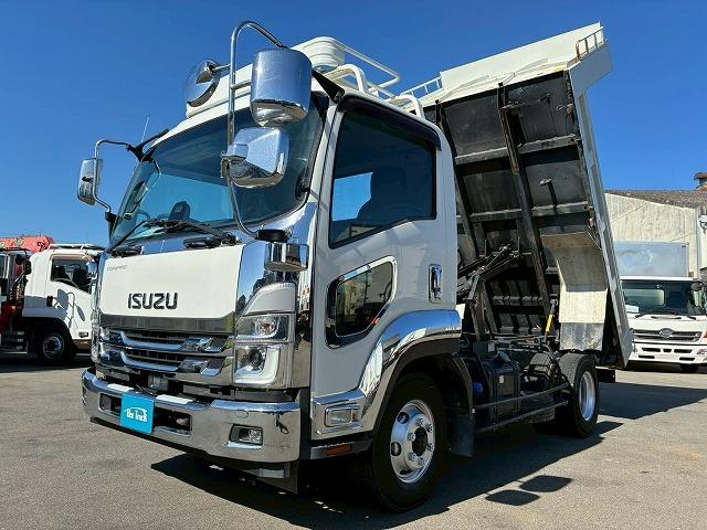 フォワード 　保証対象車　車検整備付　令和７年１２月迄　Ｒ３年式　ダンプ　ワンオーナー　極東開発工業　１９０馬力　６速　ＭＴ　マニュアル　４ｔ　８ｔ　中型　土砂ダンプ（20枚目）