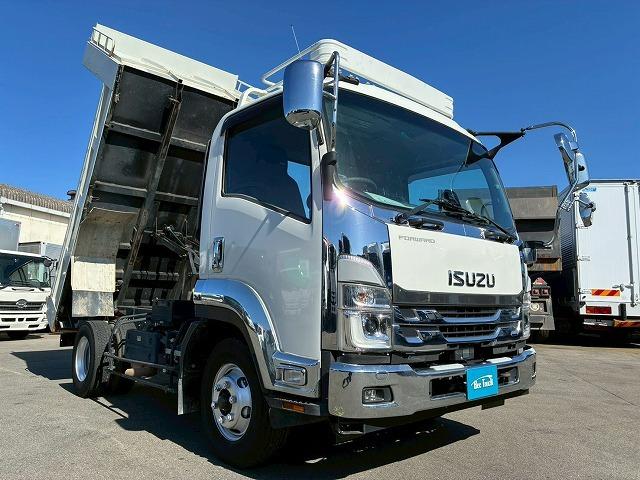 フォワード 　保証対象車　車検整備付　令和７年１２月迄　Ｒ３年式　ダンプ　ワンオーナー　極東開発工業　１９０馬力　６速　ＭＴ　マニュアル　４ｔ　８ｔ　中型　土砂ダンプ（21枚目）