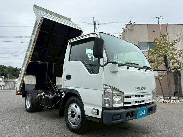 エルフトラック 　Ｈ２２年式　いすゞ　ダンプ　４ナンバー　新明和工業　フルフラットロー　全低床　１５０馬力　６速　ＭＴ　マニュアル　３トン積載　３ｔ　６ｔ　小型　土砂ダンプ　強化ダンプ（23枚目）