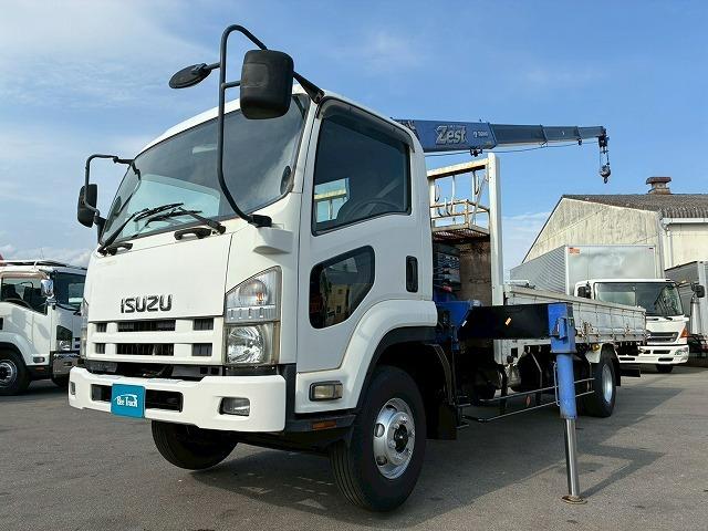 フォワード 　車検整備付　令和８年１０月迄　Ｈ２０年式　４段クレーン　ＴＡＤＡＮＯ　タダノ　ＺＥ３０４ＨＲＵ　ラジコン　フックイン　２．９３ｔ　６速　ＭＴ　マニュアル　４ｔ　８ｔ　中型　カーゴクレーン　ユニック車（3枚目）