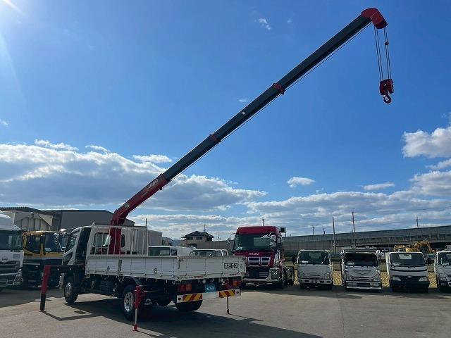 ファイター  保証対象車両 車検整備付 令和8年9月迄 H30年式 三菱ふそう 4段クレーン 古河ユニック UNIC ラジコン フックイン 2.93t 角足アウトリガー リアアウトリガー ジャッキ 6速 MT(8枚目)