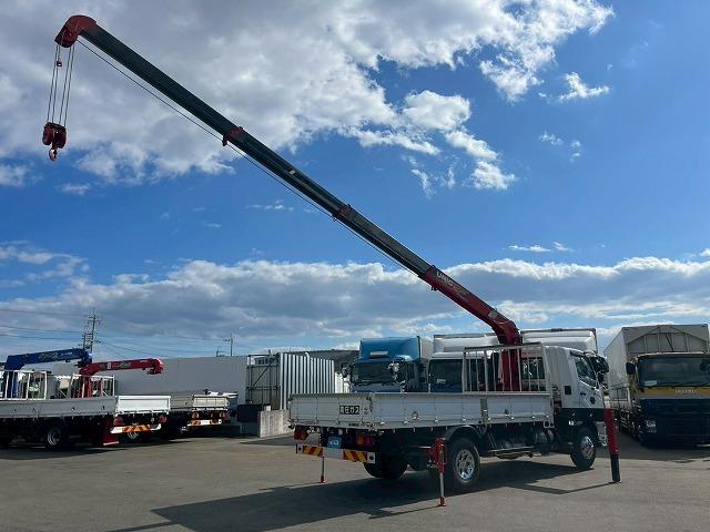 ファイター  保証対象車両 車検整備付 令和8年9月迄 H30年式 三菱ふそう 4段クレーン 古河ユニック UNIC ラジコン フックイン 2.93t 角足アウトリガー リアアウトリガー ジャッキ 6速 MT(9枚目)