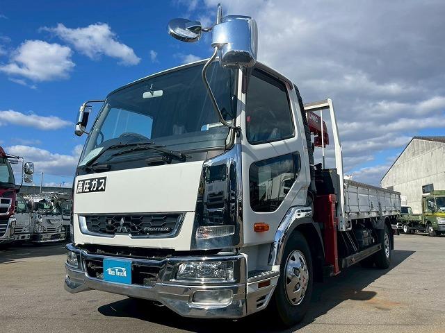 ファイター  保証対象車両 車検整備付 令和8年9月迄 H30年式 三菱ふそう 4段クレーン 古河ユニック UNIC ラジコン フックイン 2.93t 角足アウトリガー リアアウトリガー ジャッキ 6速 MT(10枚目)