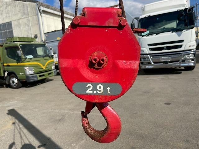 ファイター  保証対象車両 車検整備付 令和8年9月迄 H30年式 三菱ふそう 4段クレーン 古河ユニック UNIC ラジコン フックイン 2.93t 角足アウトリガー リアアウトリガー ジャッキ 6速 MT(32枚目)