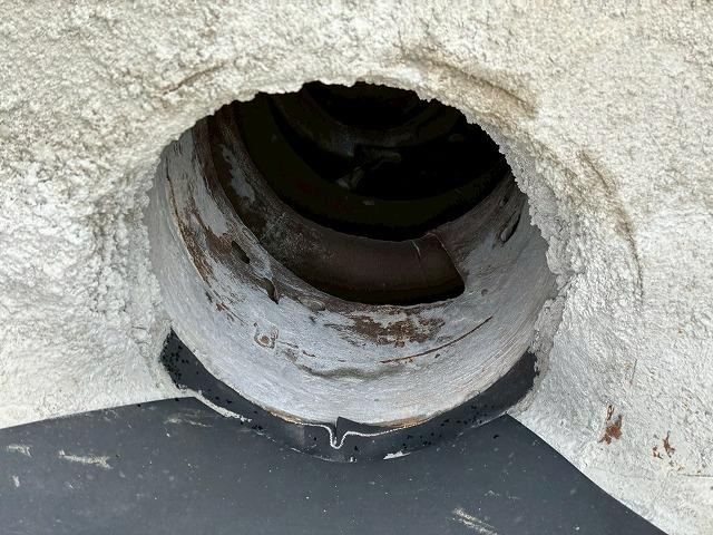 フォワード 車検整備付 令和8年7月迄 H24年式 いすゞ 増トン コンクリートミキサー車 ショートキャブ ベッドレス 新明和工業 ミックスエース 電動ホッパー 6.3立米 240馬力 6速 MT(35枚目)