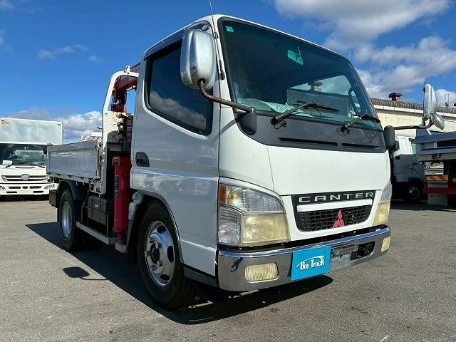 キャンター 　Ｈ１６年式　三菱ふそう　３段クレーン　古河ユニック　ＵＮＩＣ　ラジコン　２．３３ｔ　標準幅　ショート　１０尺ベース　５速　ＭＴ　マニュアル　２ｔ　３ｔ　６ｔ　小型　カーゴクレーン（18枚目）