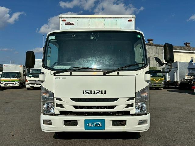 エルフトラック 車検整備付 令和8年6月迄 H27年式 いすゞ アルミバン 跳ね上げ式パワーゲート ワイド ロング 4トン積載 日本フルハーフ PG スムーサー Ex AT オートマ 3t 4t 8t 小型(8枚目)