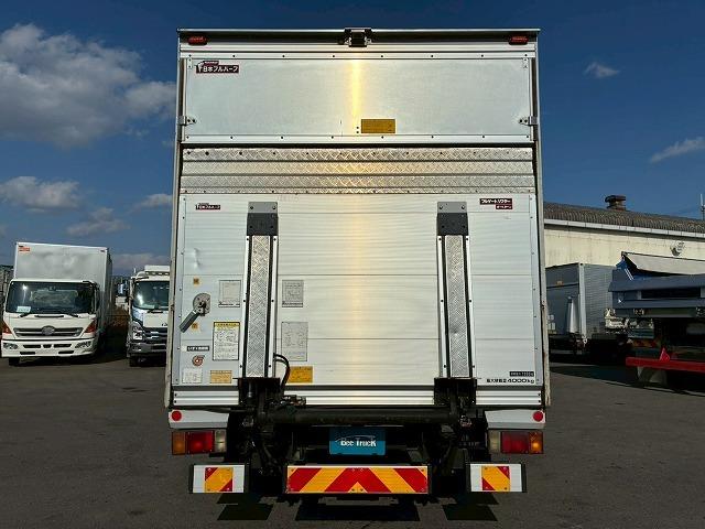 エルフトラック 車検整備付 令和8年6月迄 H27年式 いすゞ アルミバン 跳ね上げ式パワーゲート ワイド ロング 4トン積載 日本フルハーフ PG スムーサー Ex AT オートマ 3t 4t 8t 小型(14枚目)