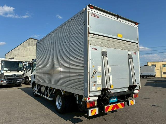 エルフトラック 車検整備付 令和8年6月迄 H27年式 いすゞ アルミバン 跳ね上げ式パワーゲート ワイド ロング 4トン積載 日本フルハーフ PG スムーサー Ex AT オートマ 3t 4t 8t 小型(15枚目)