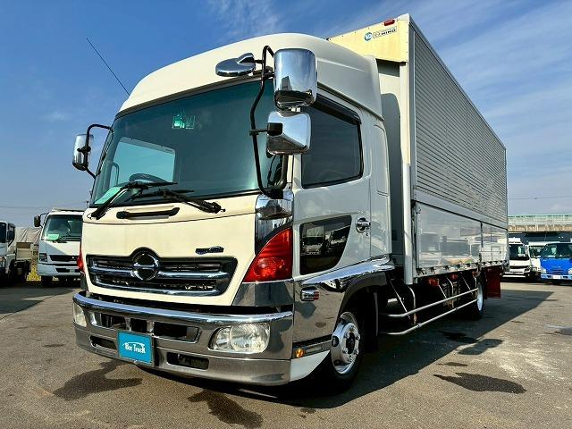 ヒノレンジャー 　車検整備付　令和８年１０月迄　Ｈ２４年式　日野　アルミウイング　ハイルーフ　フルキャブ　ベッド付き　フルワイド　６３００　２４０馬力　６速　ＭＴ　マニュアル　トランテックス　４ｔ　８ｔ　中型　バン（9枚目）